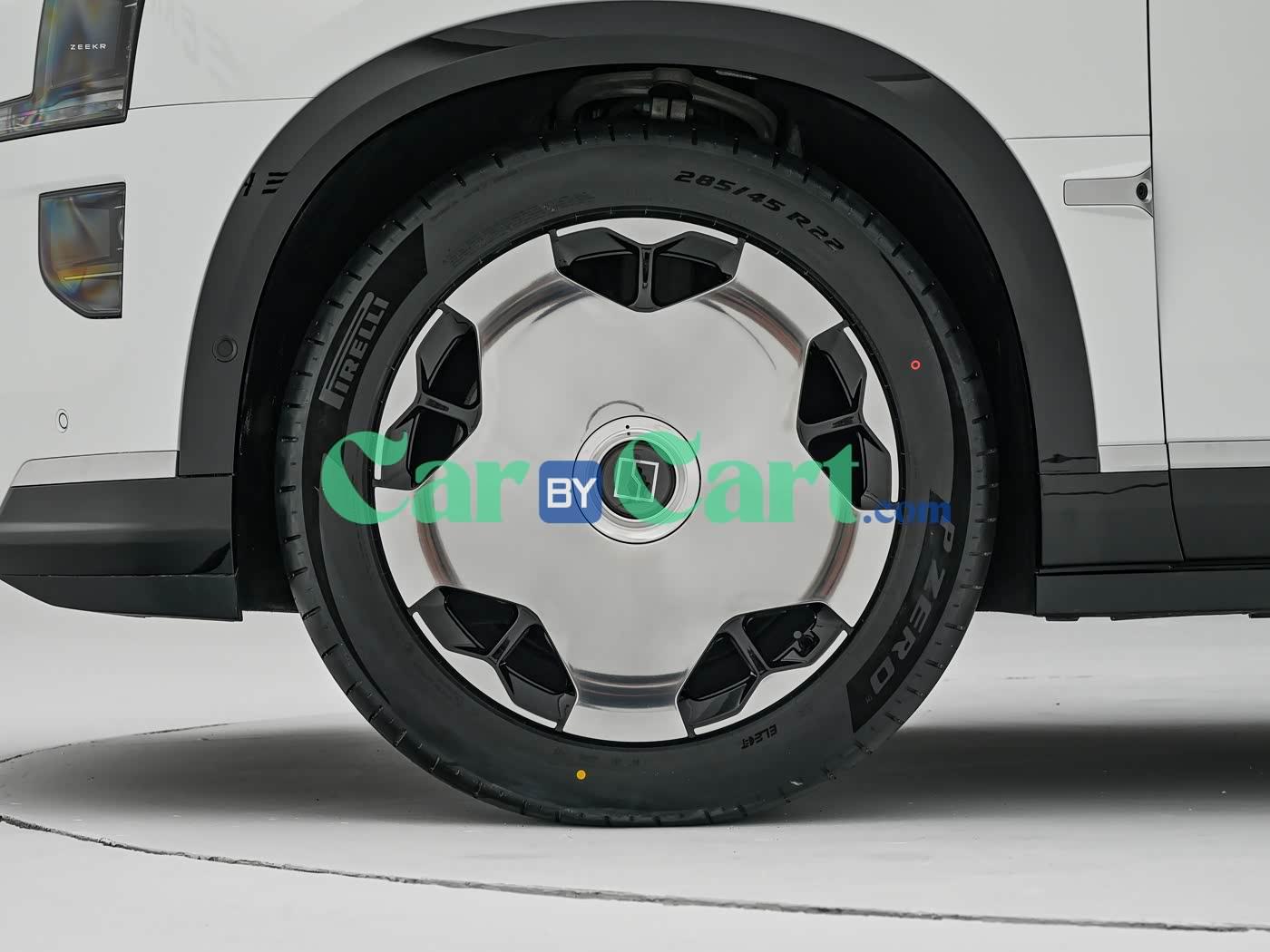 Mirror with six piston orange calipers 22inch