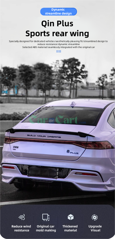 2024 QIN PLUS EV Honor rear wing