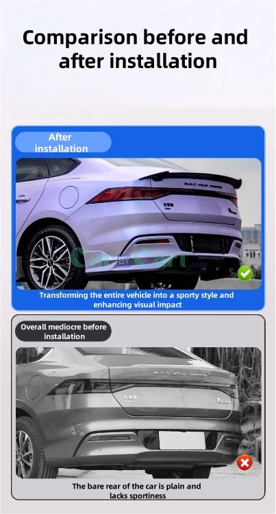 2024 QIN PLUS EV Honor rear wing