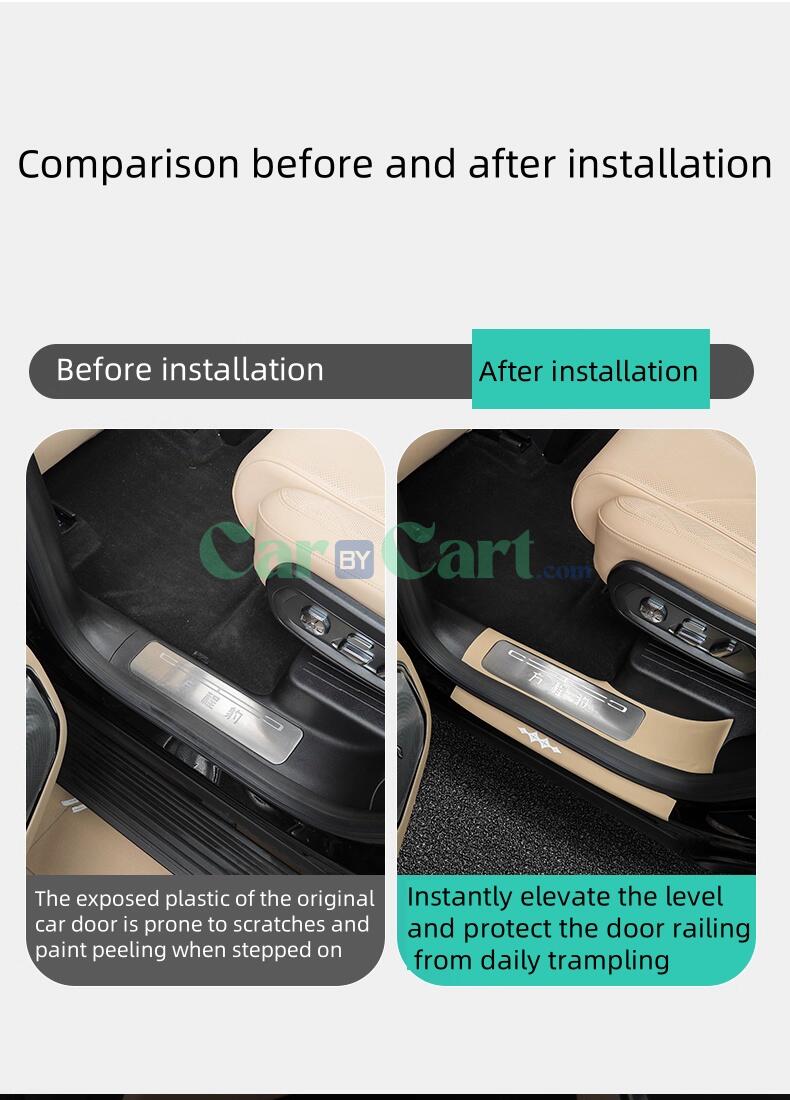 2025 Leopard 8 Leather inner and outer door sill strips