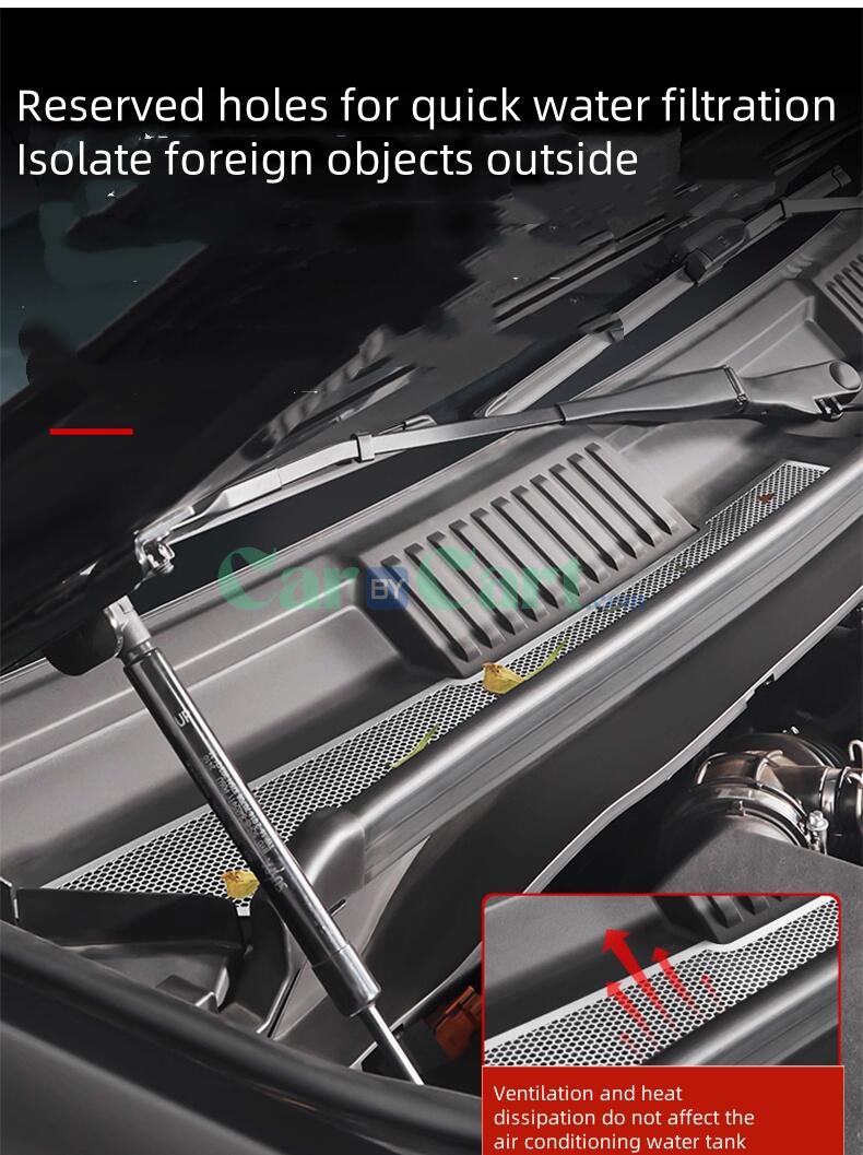 2025 ليوبارد 8 فلتر غطاء الموتور المعدني للسيارات.
