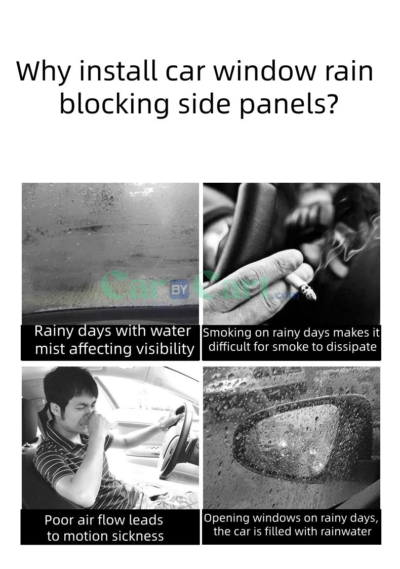 2025 ROX 01 Window rain blocking side panel -6-piece set