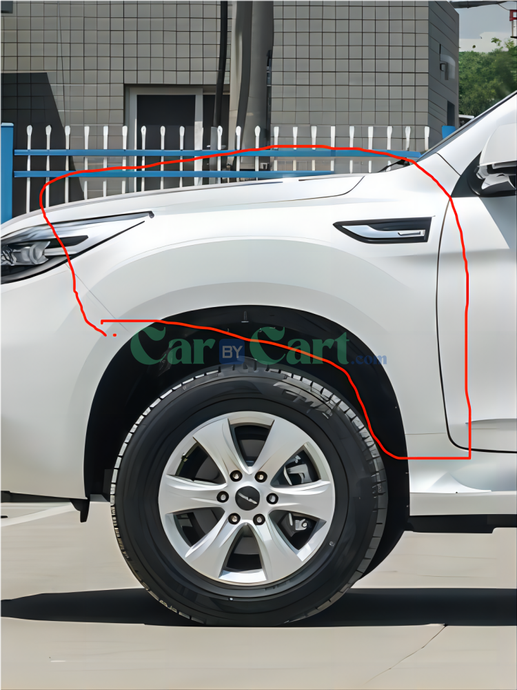 Left and right fenders