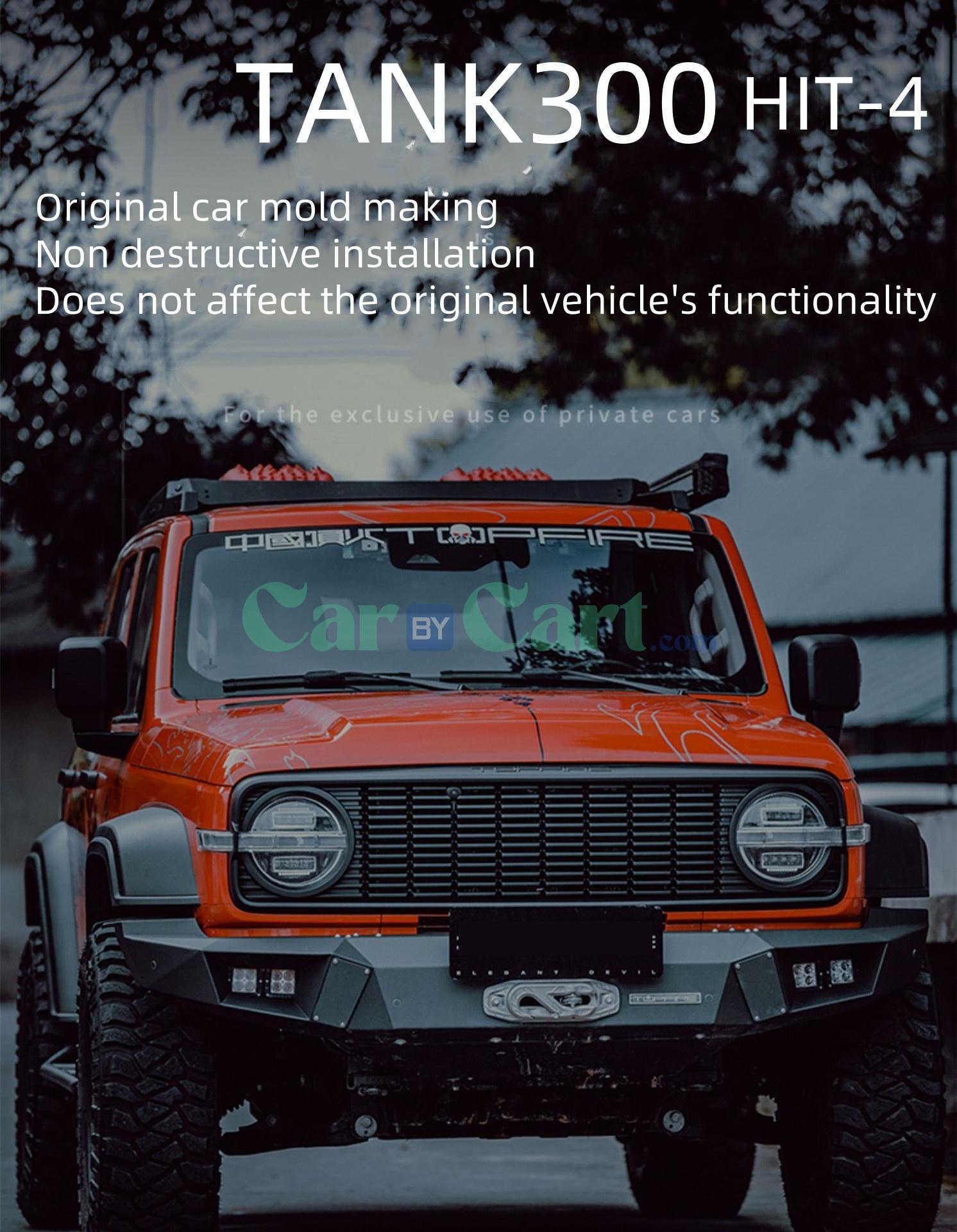 2025 TANK 300 HIT-4 Dark front face grille