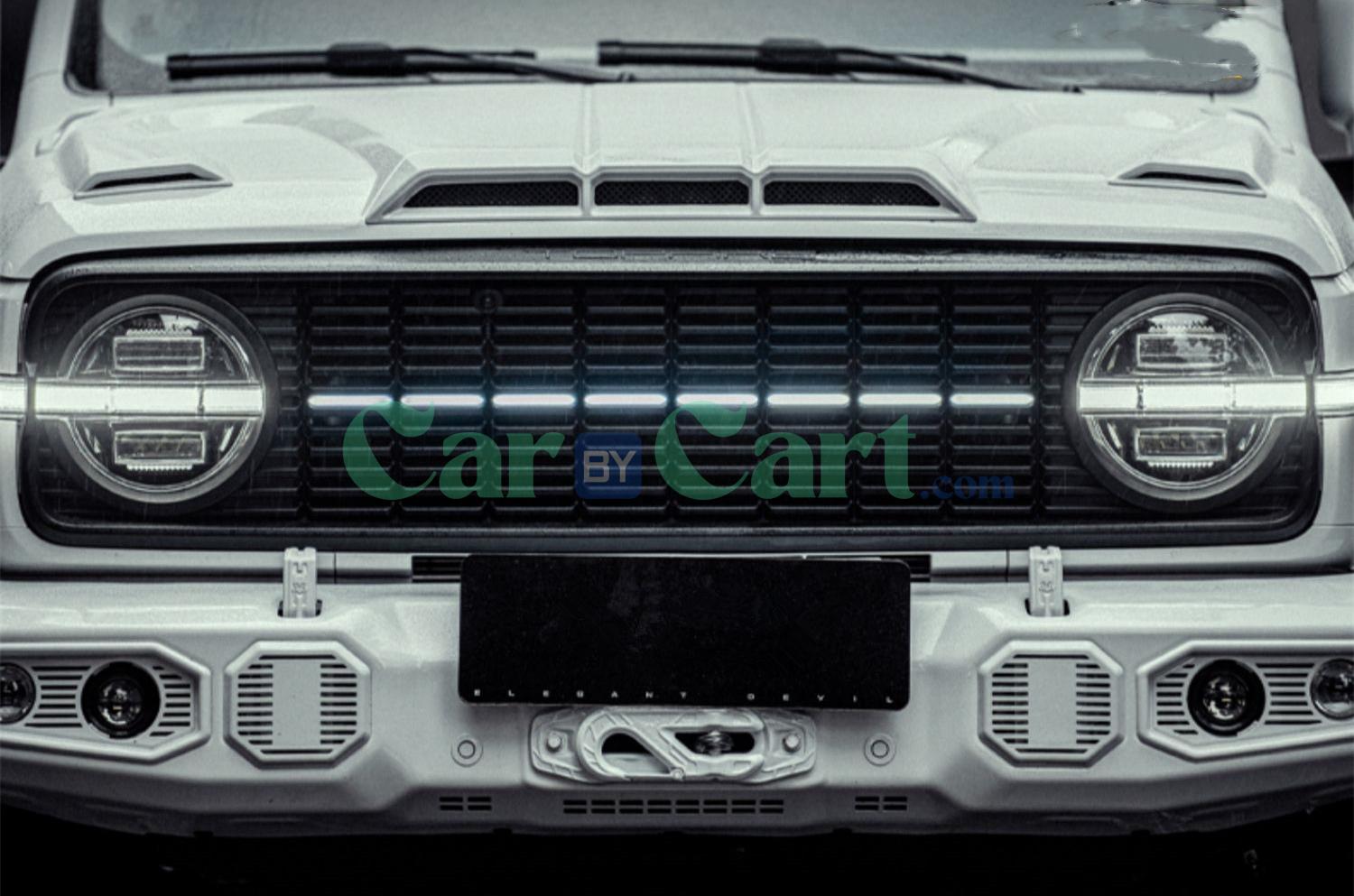 2025 TANK 300 HIT-4 Dark front face grille