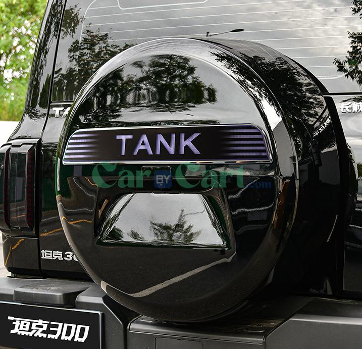 2025 TANK 300 HIT-4 Spare tire cover with light