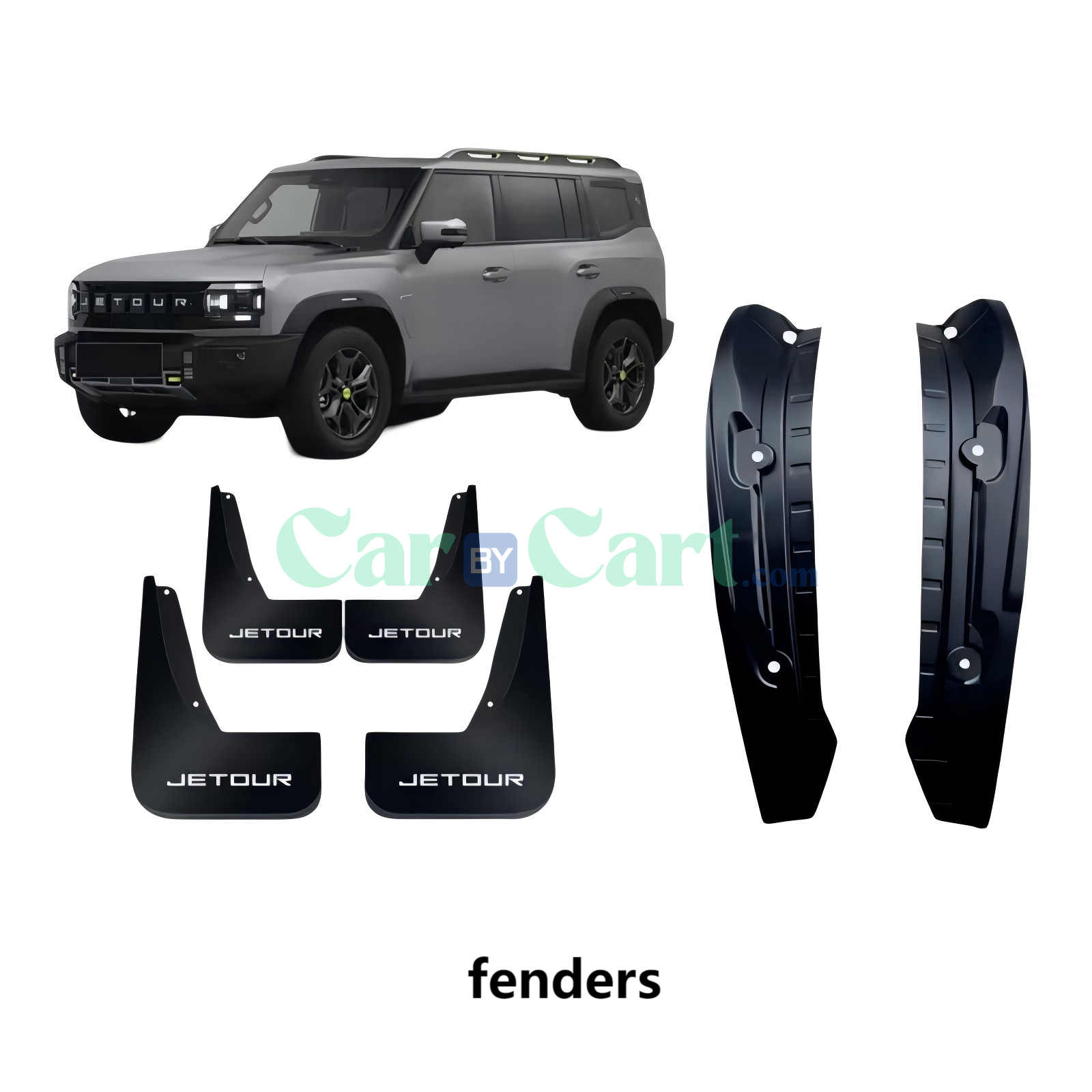 Jetour T2 accessories set outside