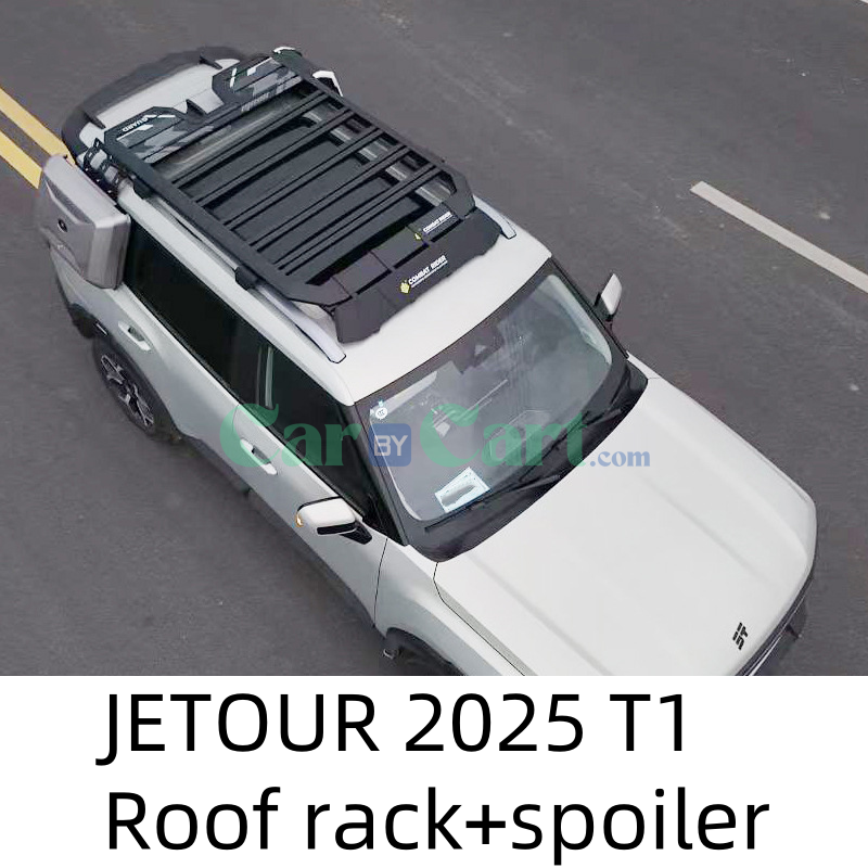 2025 Jetour T1 Roof rack+spoiler