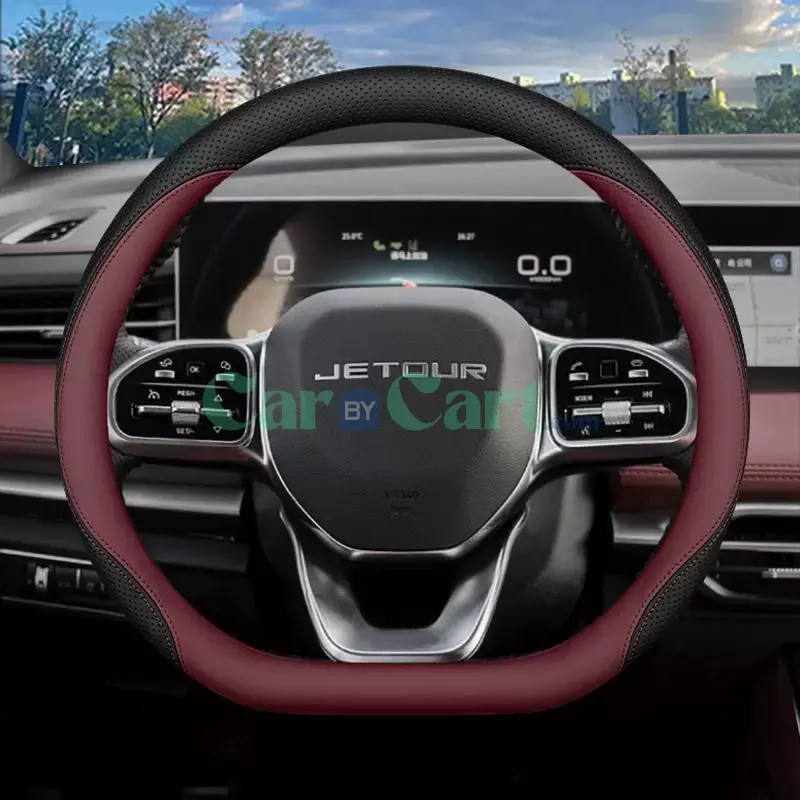 2025 Jetour X90PLUS Nappa leather Steering Wheel Cover