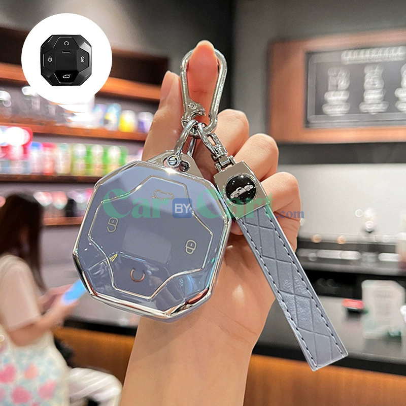 2025 Jetour Liberal 1.5TD TPU+leather rope key case