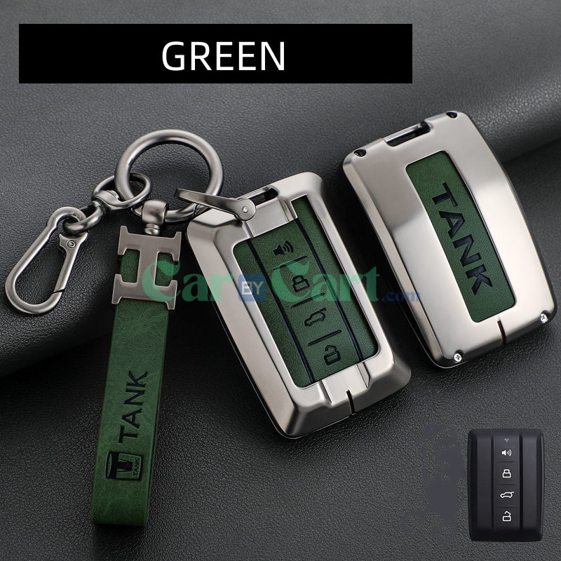 2025 TANK 300 Zinc alloy+leather rope key case